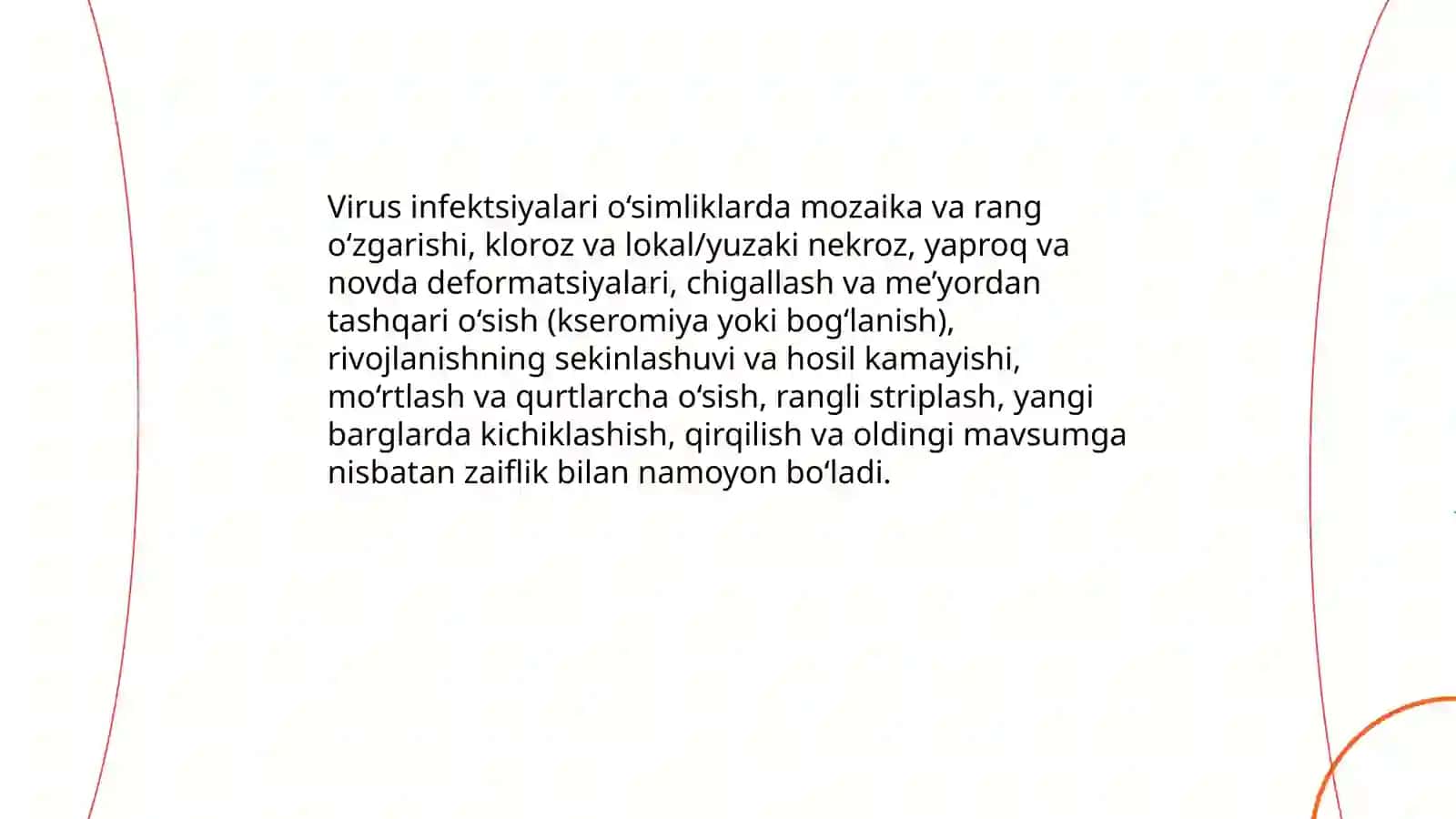 Fitopatogen viruslar va ularning xalq xo‘jaligidagi ahamiyati 4