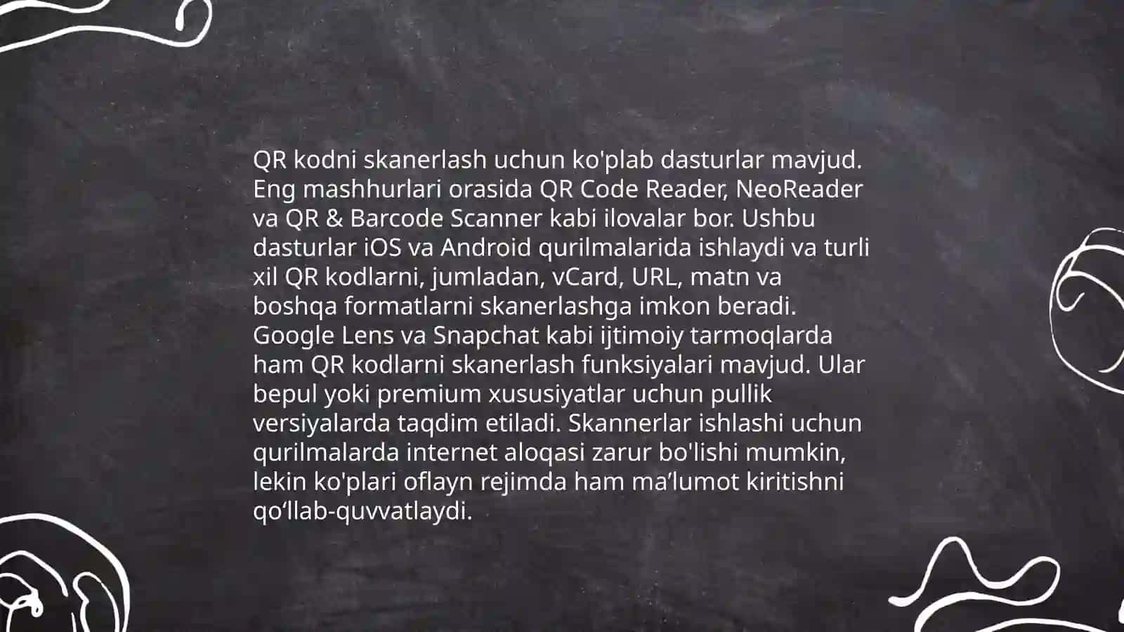 QR kod bilan ishlash 4