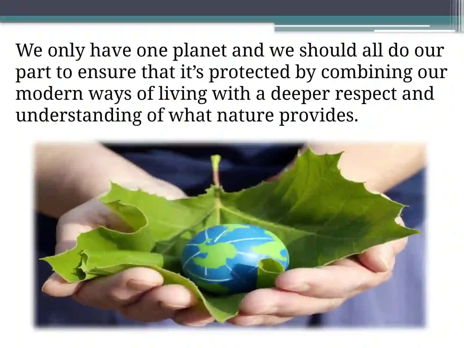 Environmental Conservation 4