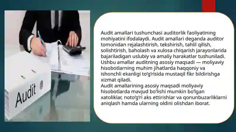 Audit amallari 4