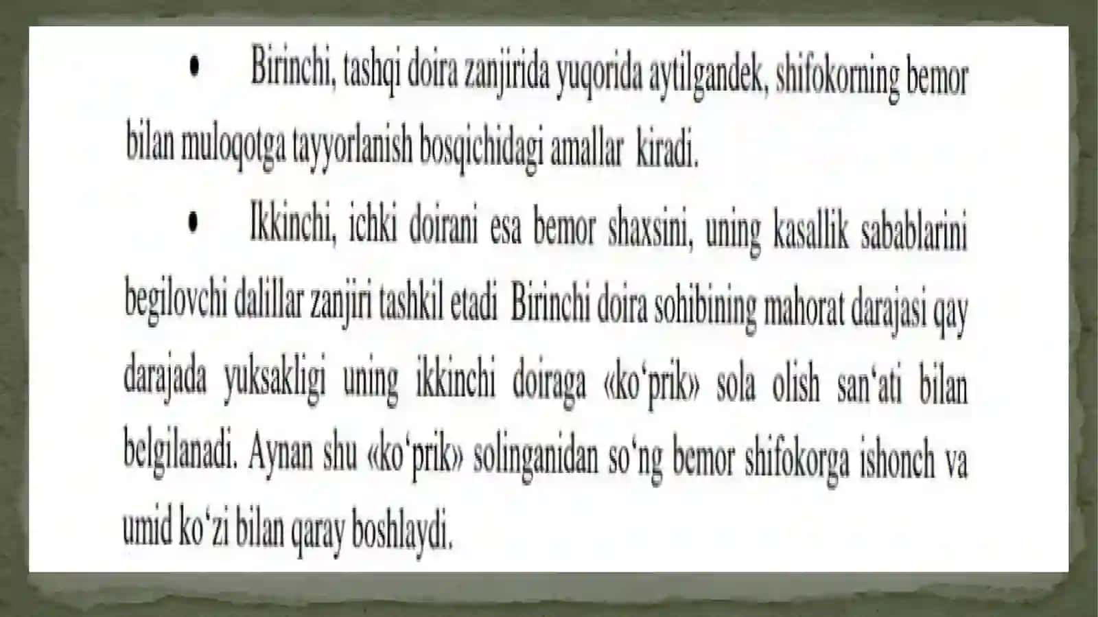 Muloqot: Shifokor va bemor muloqoti 4
