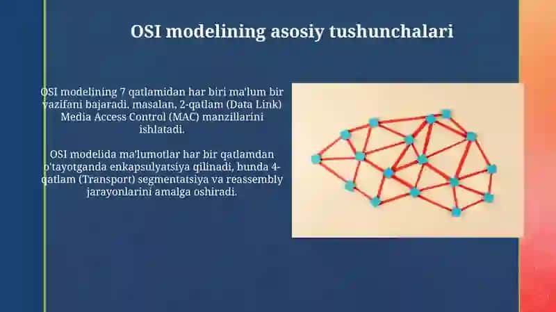 OSI modeli tashkil etish 4