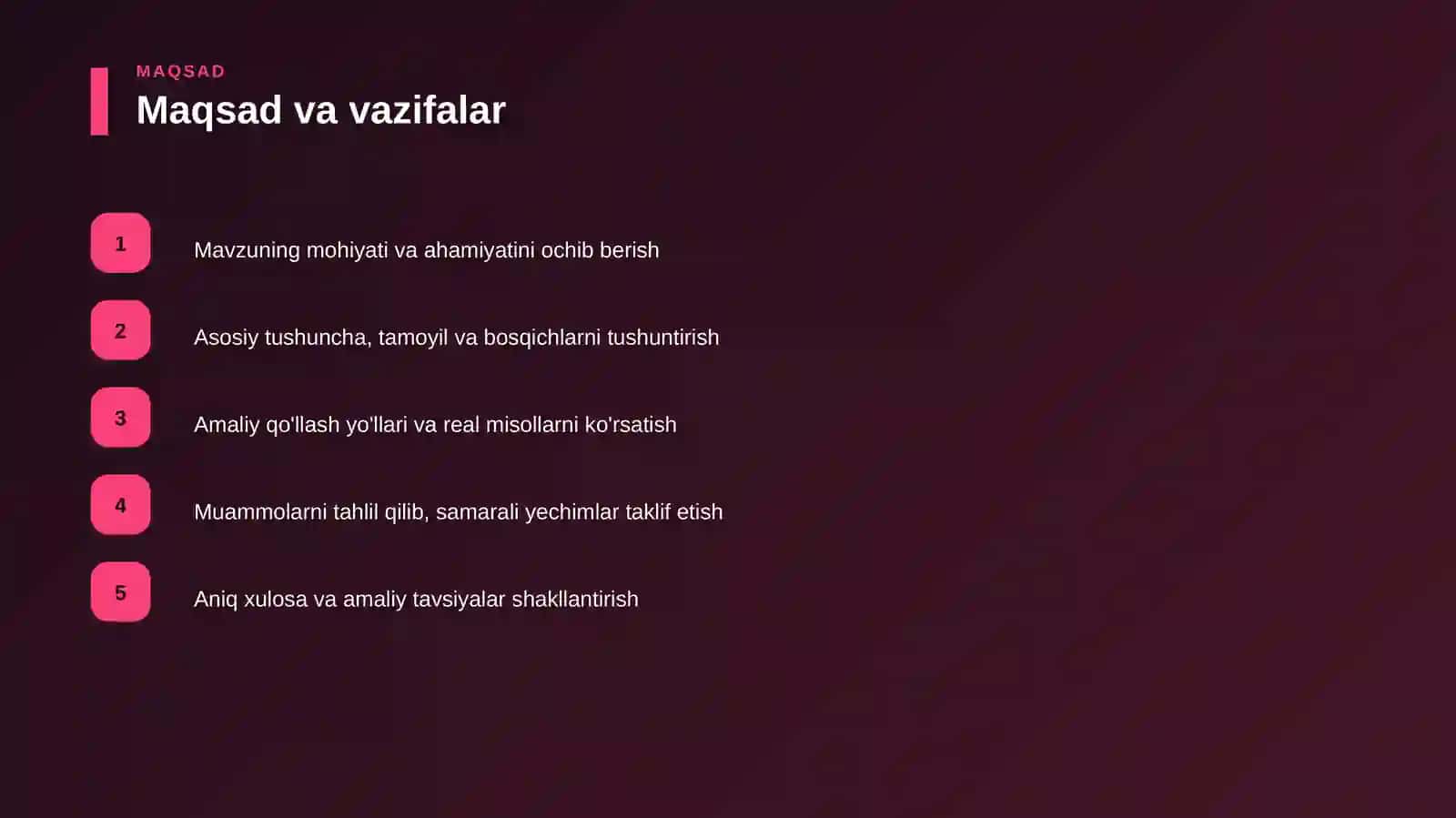 Malaka oshirish — asoslari — kengaytirilgan 4