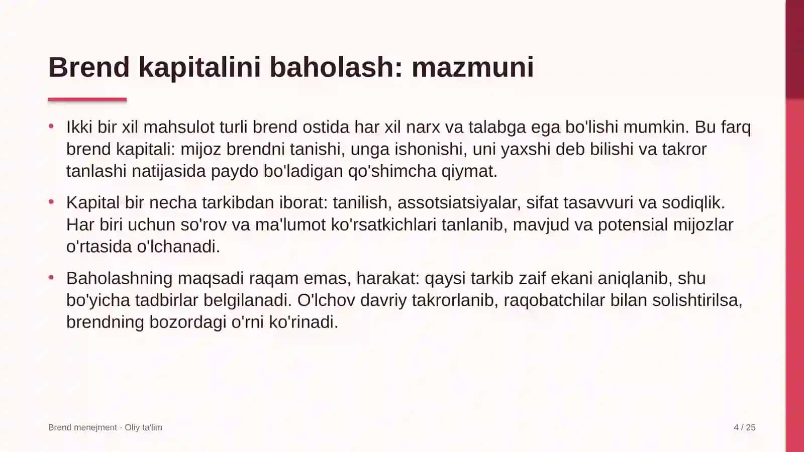 Tog' kurortlarida brend kapitalini baholash 4