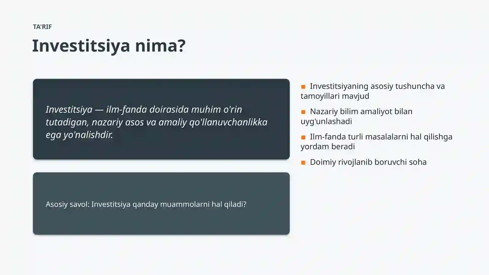 Investitsiya 4