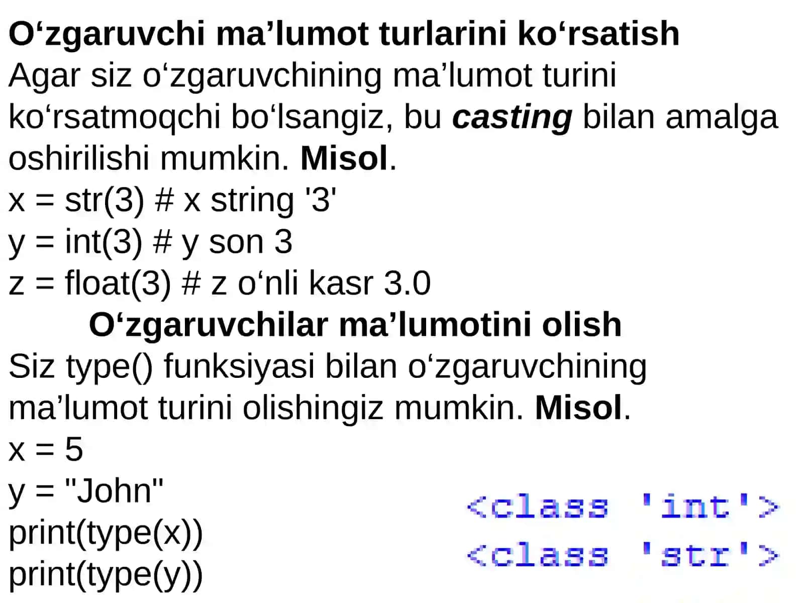 Pythonda ma’lumotturlari bilan ishlash 4