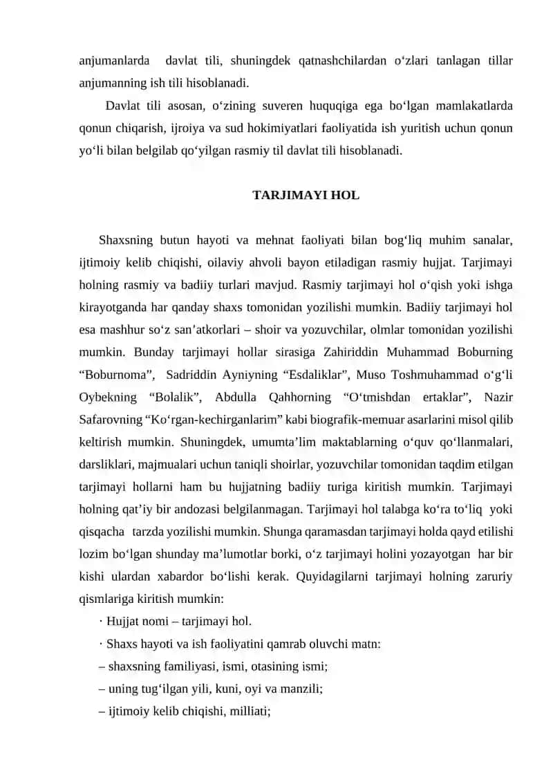 "Davlat tilida ish yuritish" 4