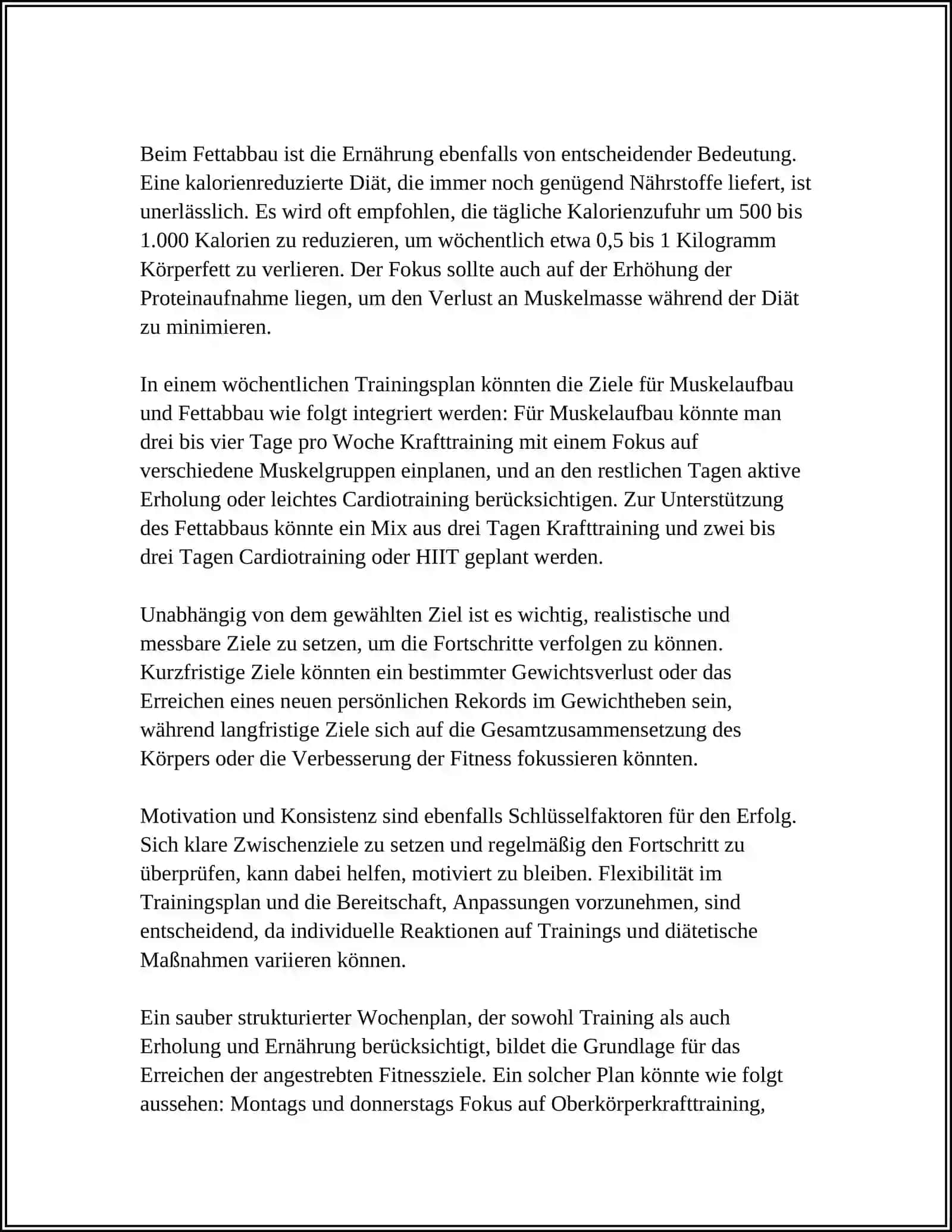 TRAINING PLANEN 4