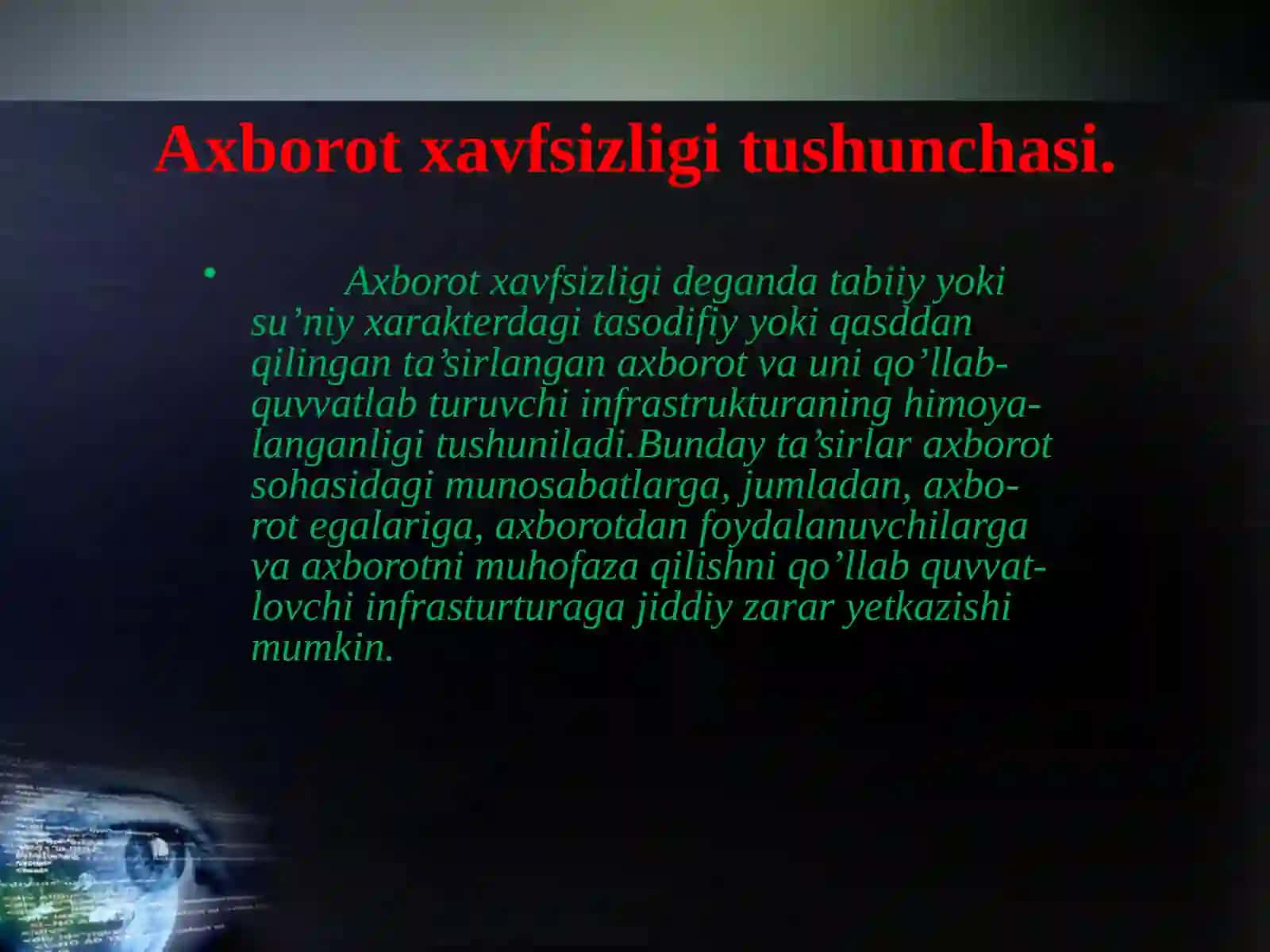 Axborot xavfsizligi siyosati 4