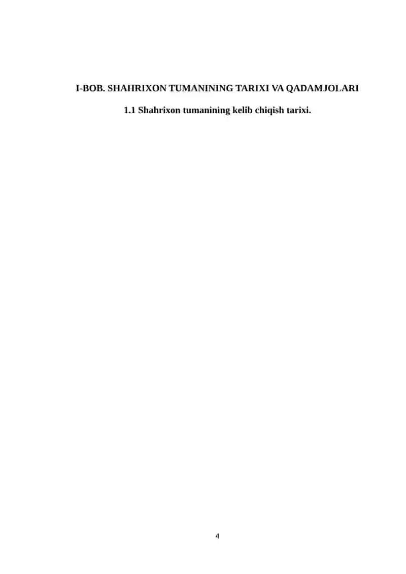 Shahrixon tumani toponomikasi mavzusida 4