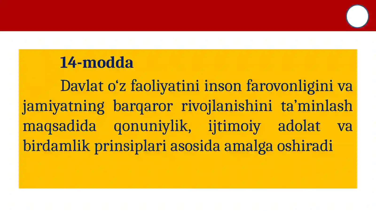 YANGI O’ZBEKISTONDA XALQCHIL VA INSONPARVAR DAVLAT QURISHNING IJTIMOIY – SIYOSIY DAVLAT QURISHNING AHAMIYATI 4