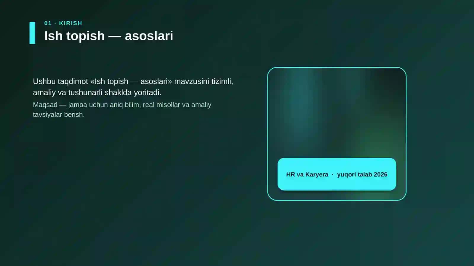 Ish topish — asoslari 4