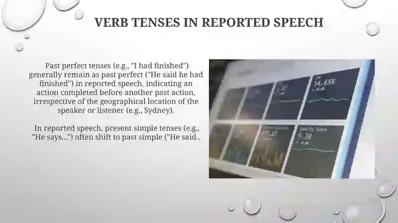 Transforming Direct to Indirect Speech 4