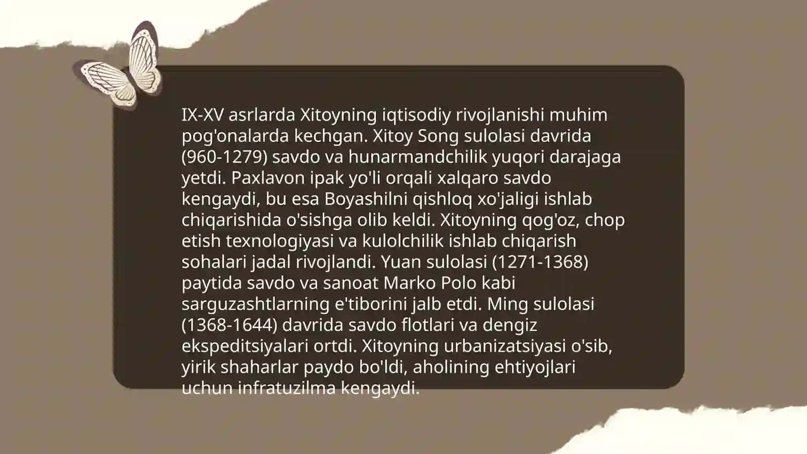IX-XV asrlarda Xitoy 4