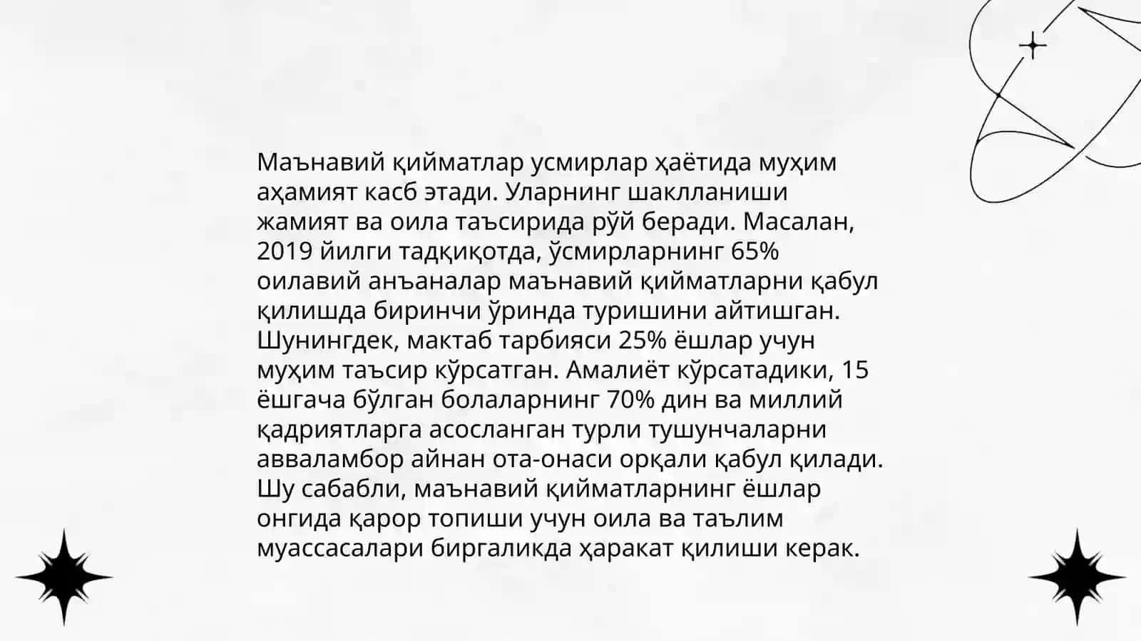 Усмирлик давридаги муаммолар 4