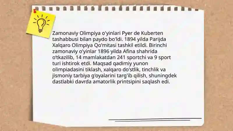 Olimpiya o'yinlarining tarixi 4
