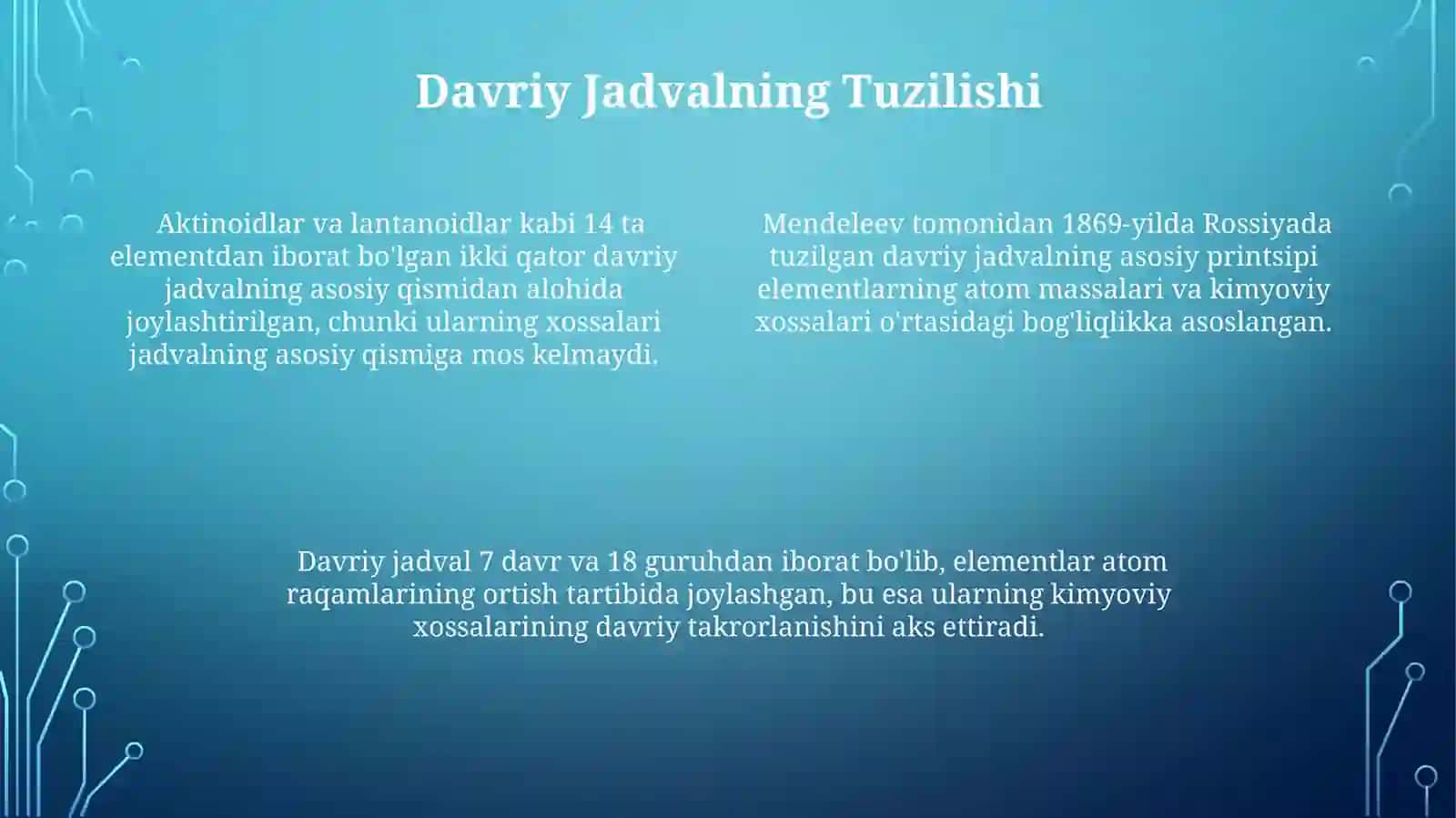 Davriy elementlar 4