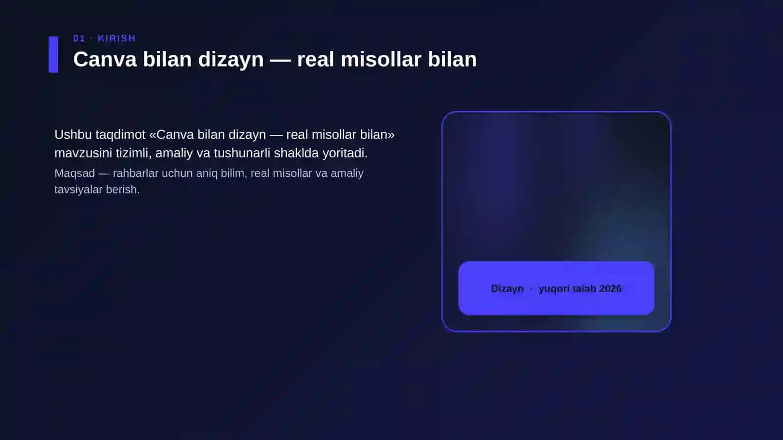 Canva bilan dizayn — real misollar bilan 4