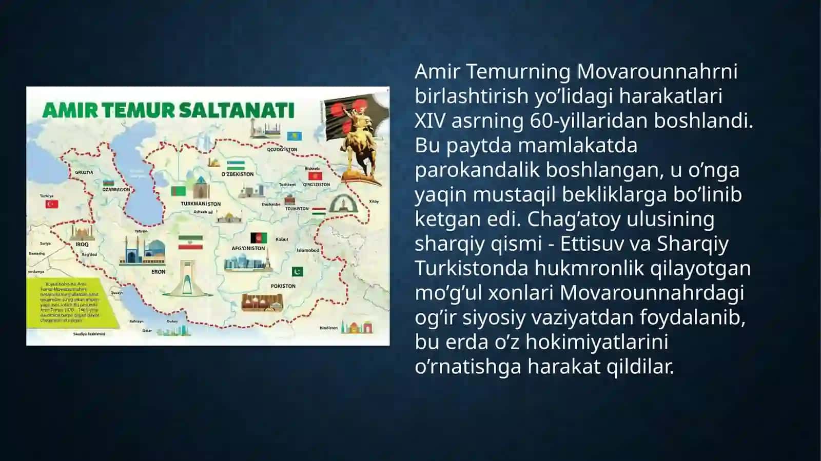 Amir Temur va Amir Temur davlati 4