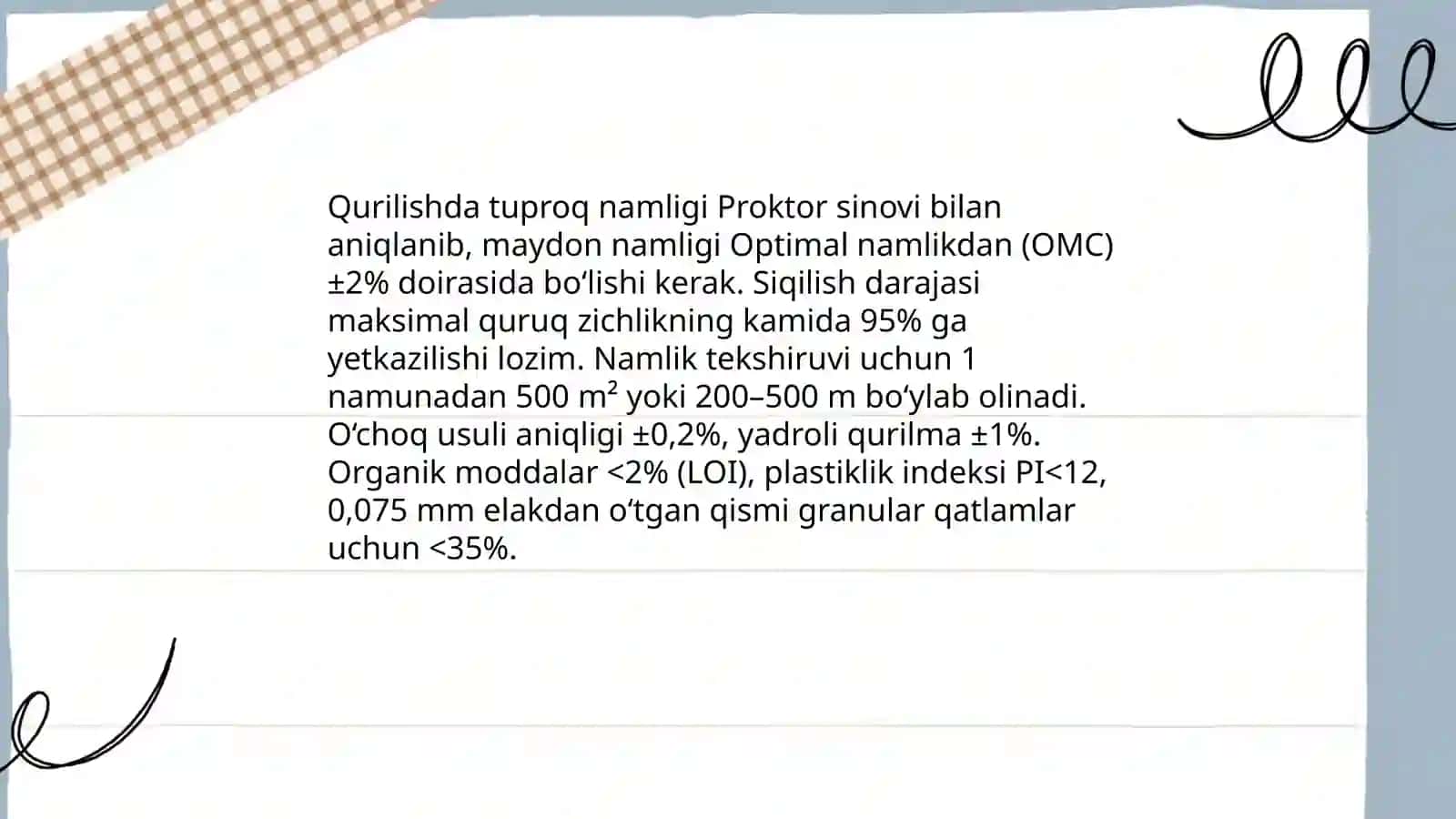 Yoʻl asoslari va qoplamalarini qurishda sifat ko'rsatkichlarini monitoring qilish 4