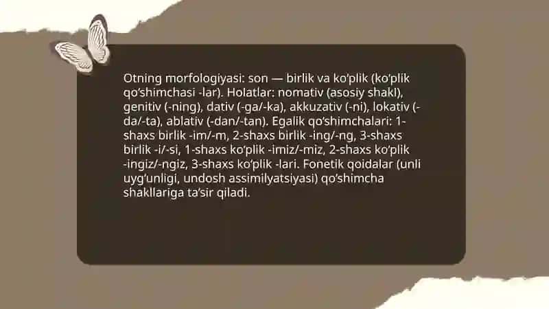 Tilning grammatik sathi 4