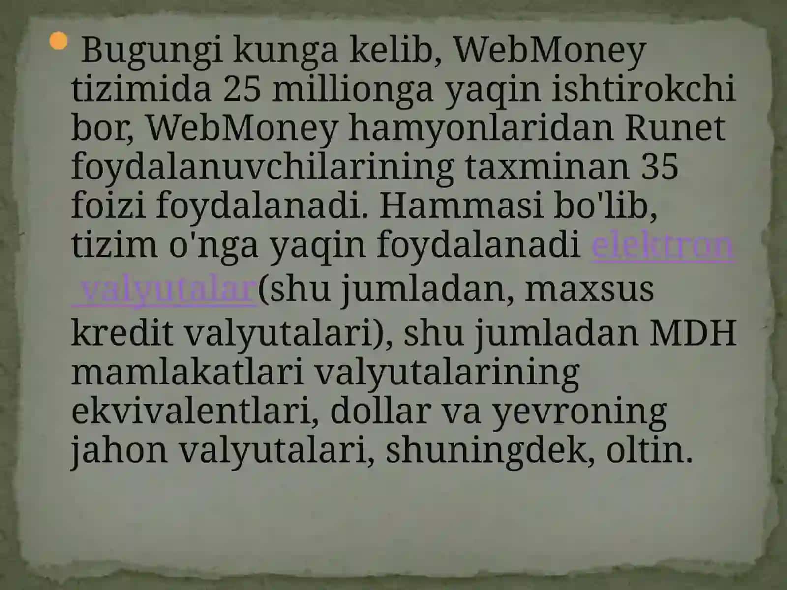 WebMoney naqd elektron pullar to’lov tizimi 4
