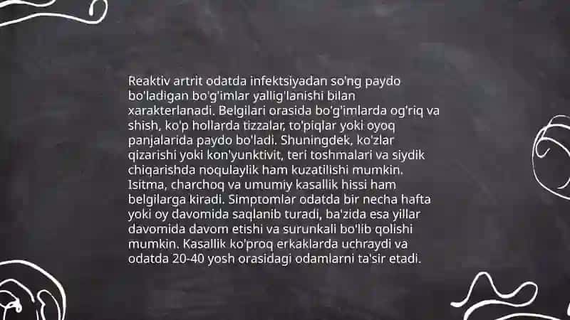 Reaktiv artrit 4
