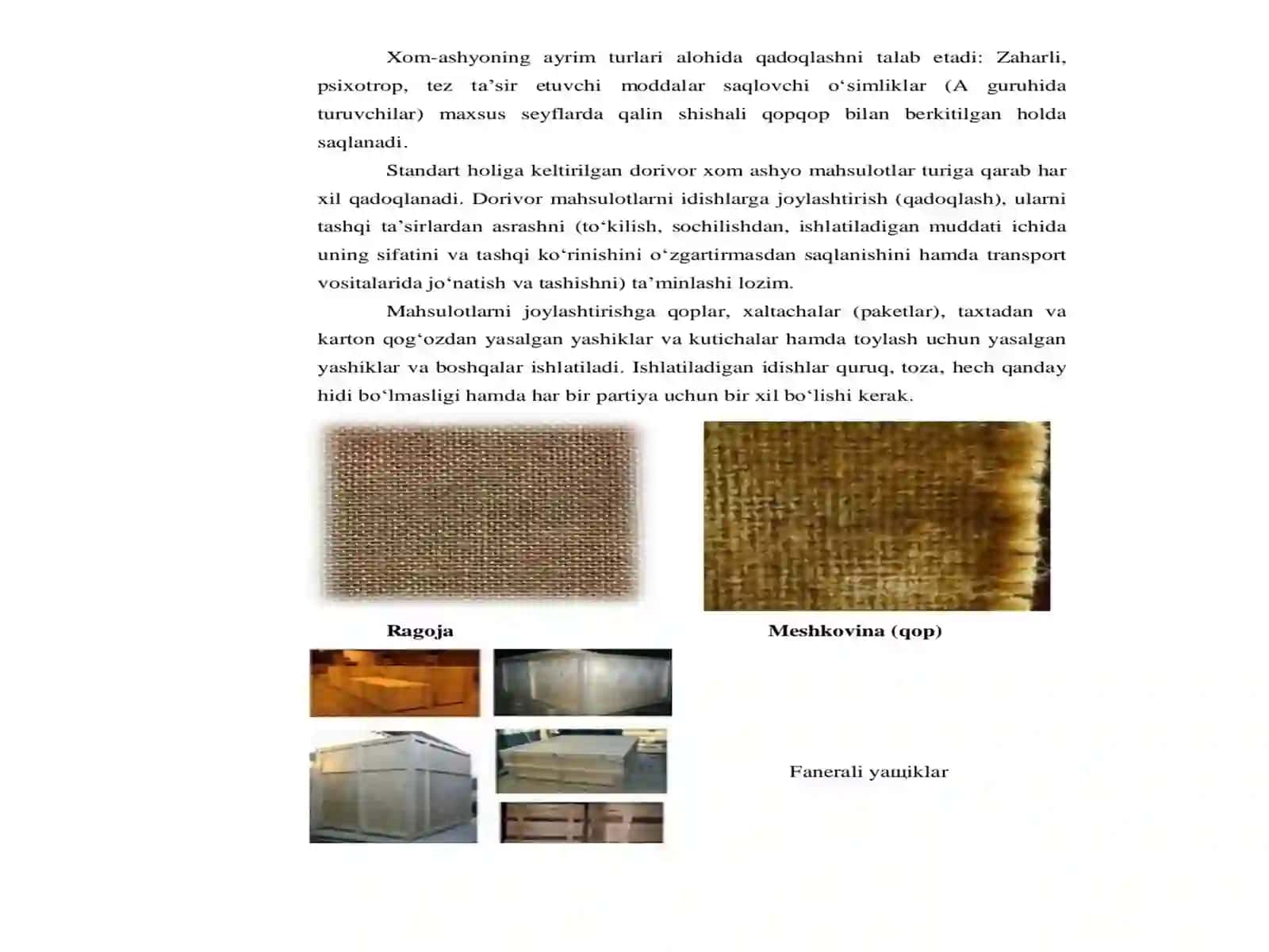 Dorivorõsimliklarni yetishtirish va qayta ishlash texnologiyasi 4