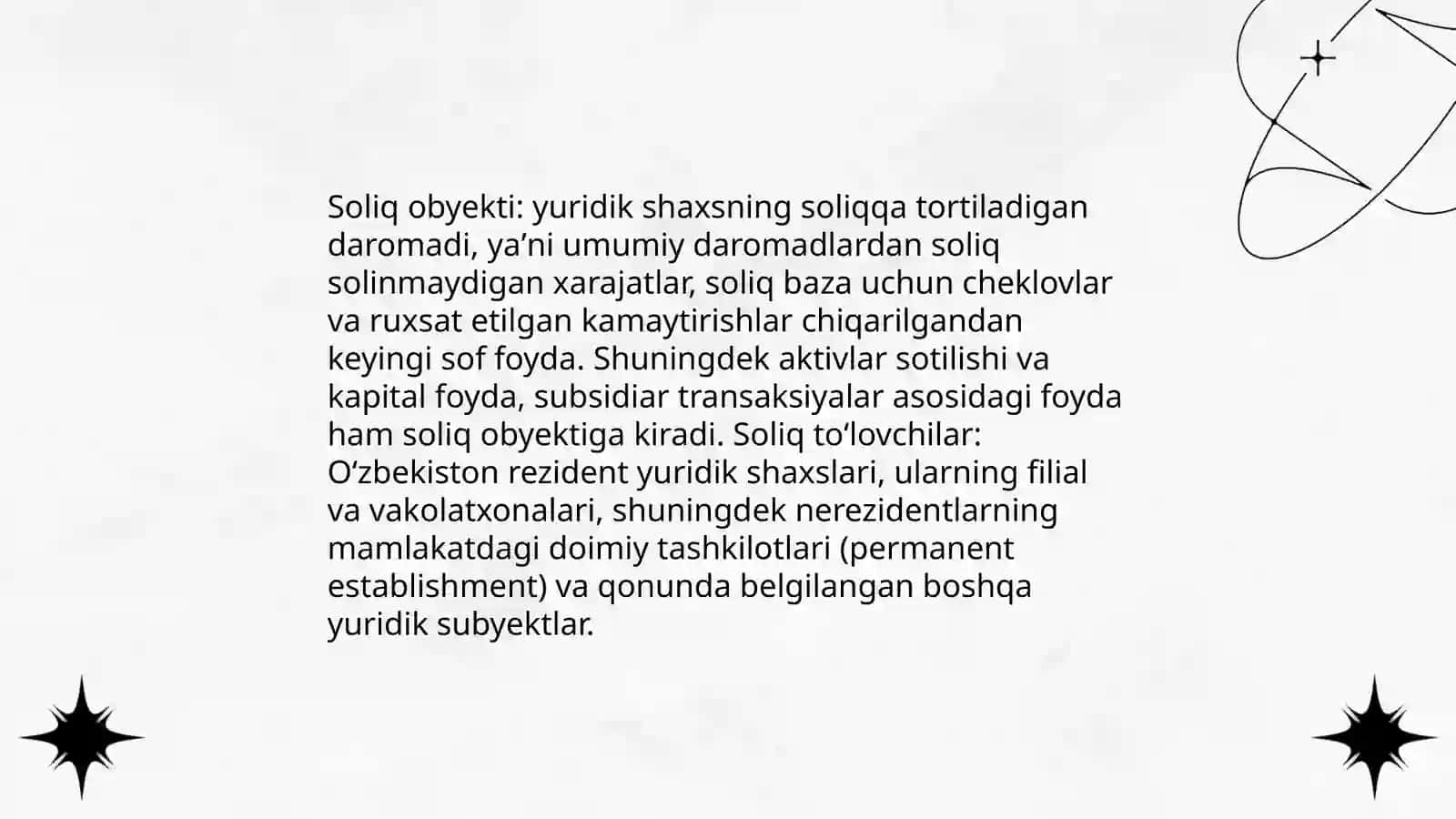 Foyda soligʻi 4