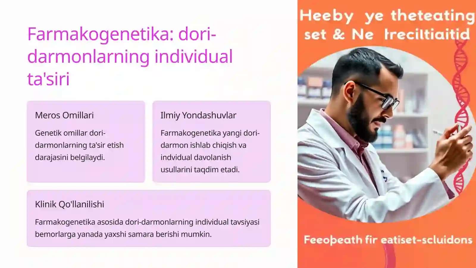 Genetikaning yangi yo'nalishlari 4