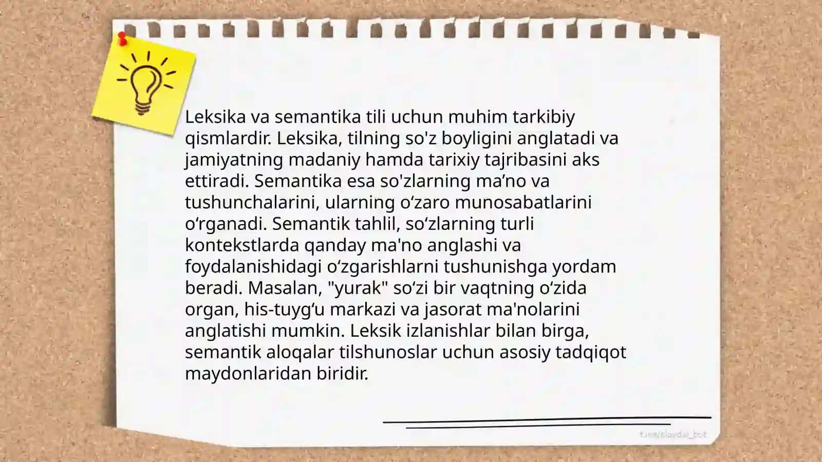 Leksikani oʻqitish 4