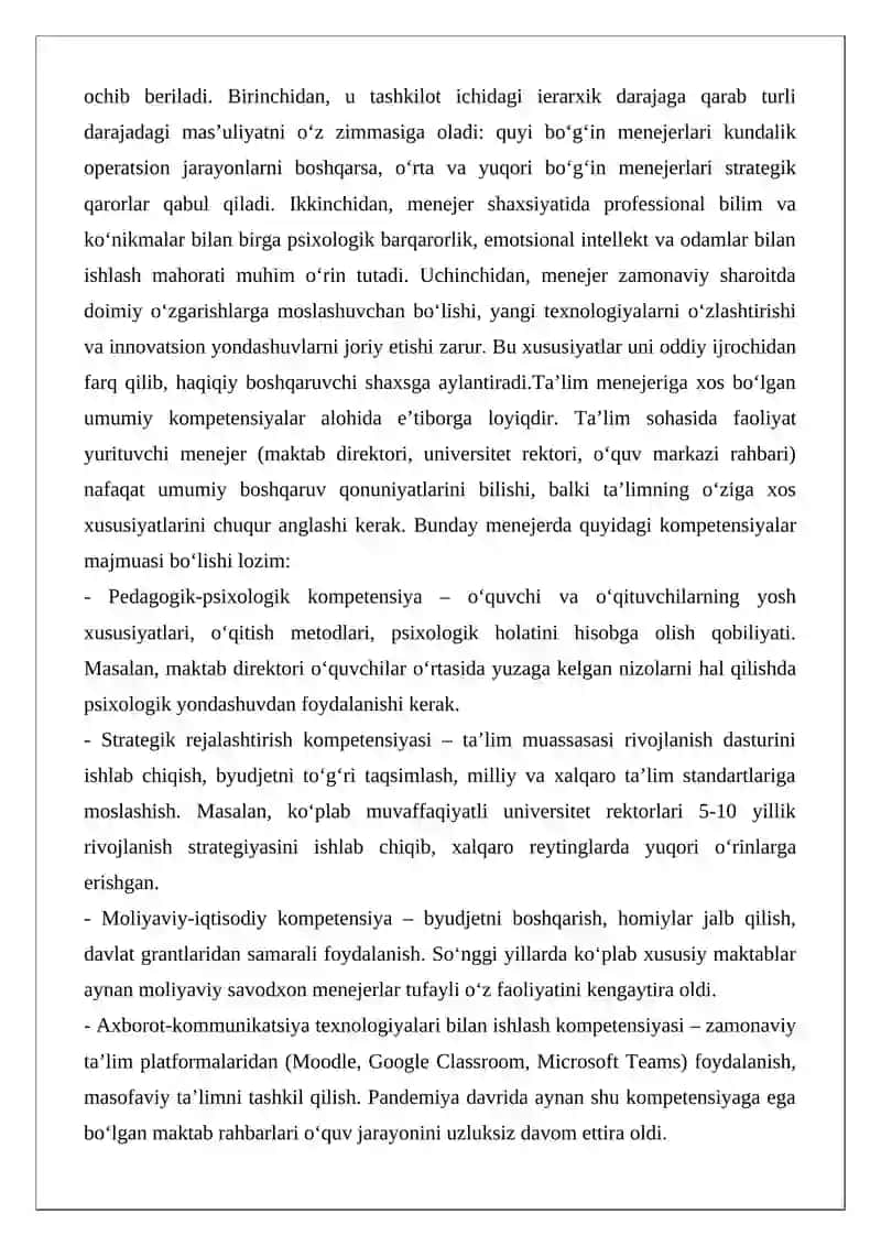 Menejer shaxsi tipologiyasi 4