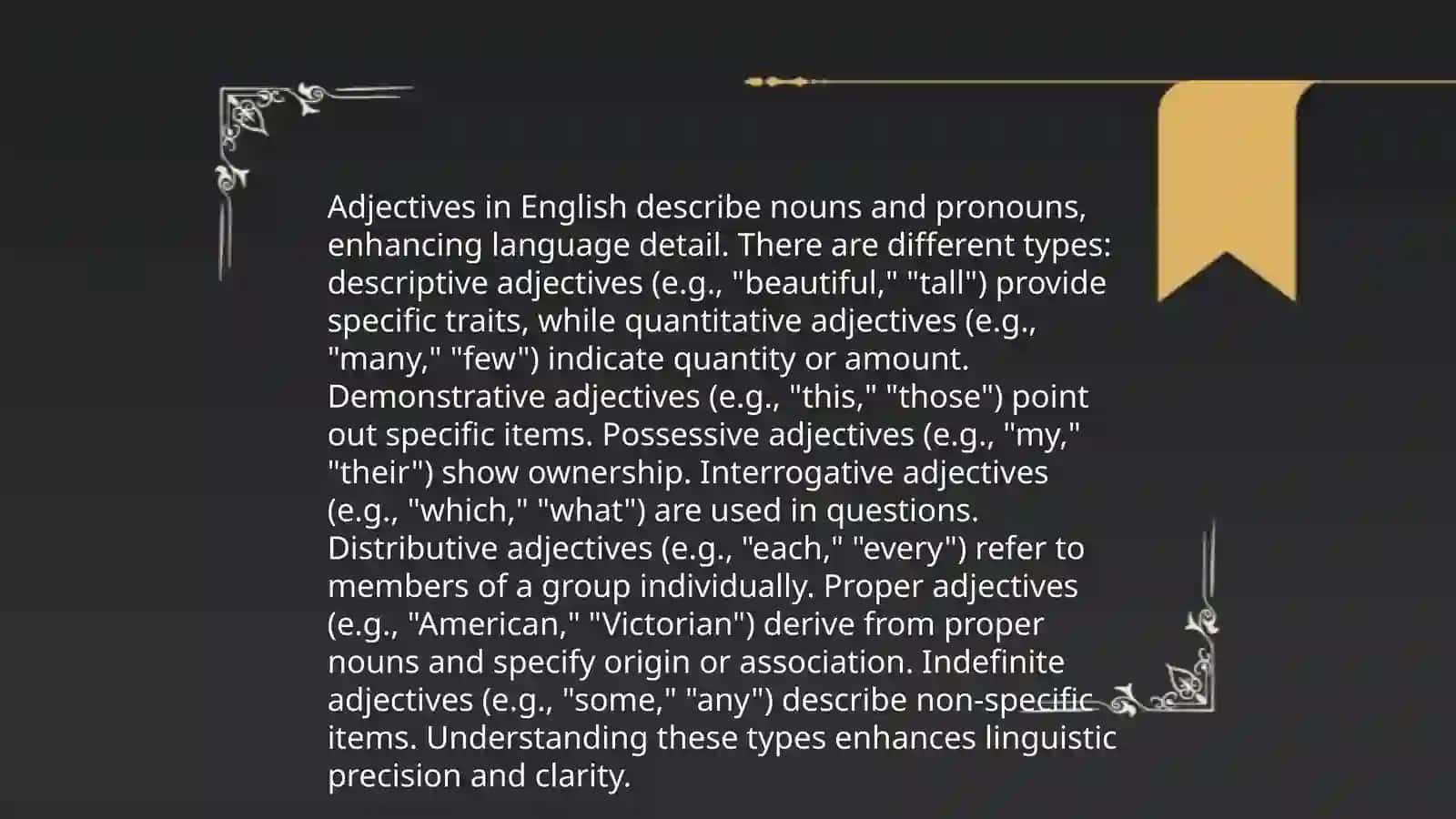 Adjectives and adverbs 4