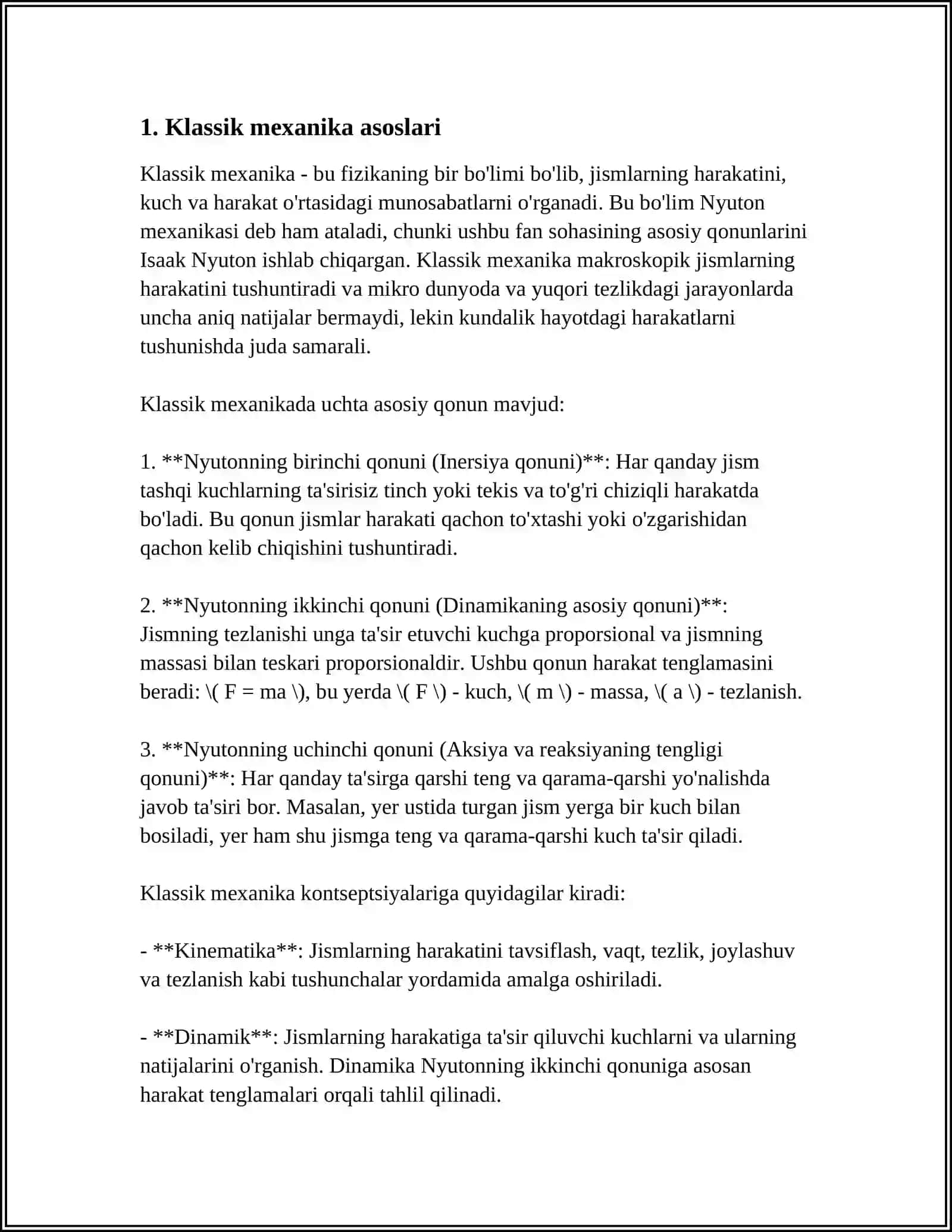 ANALITIK MEXANIKA 4