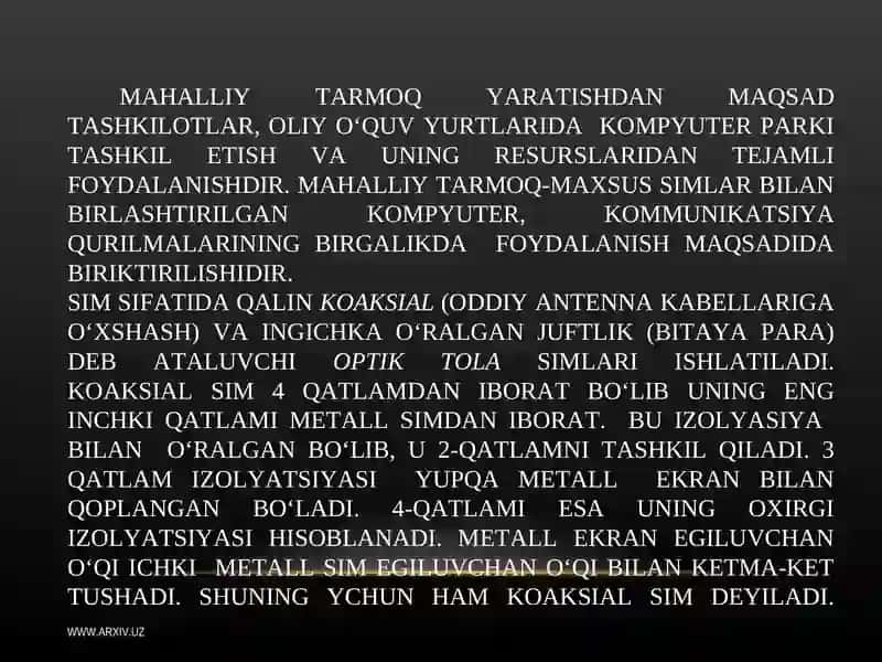 Kompyuter Tarmoqlari 4