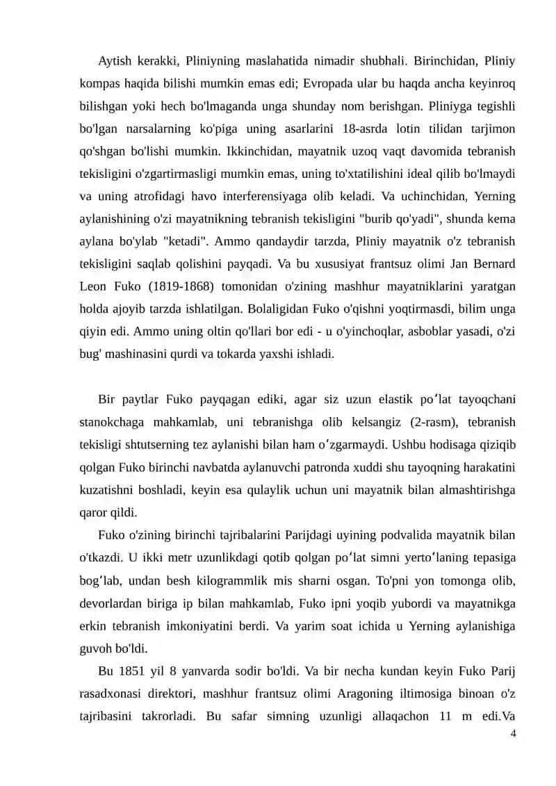 Fuko mayatnik 4