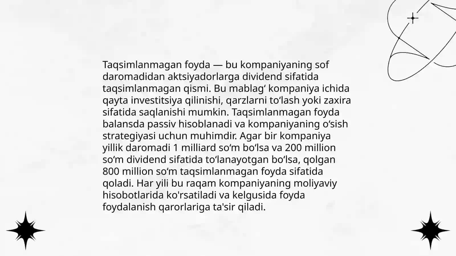 Moliyaviy natijalar hisobi va taqsimlanmagan foyda 4