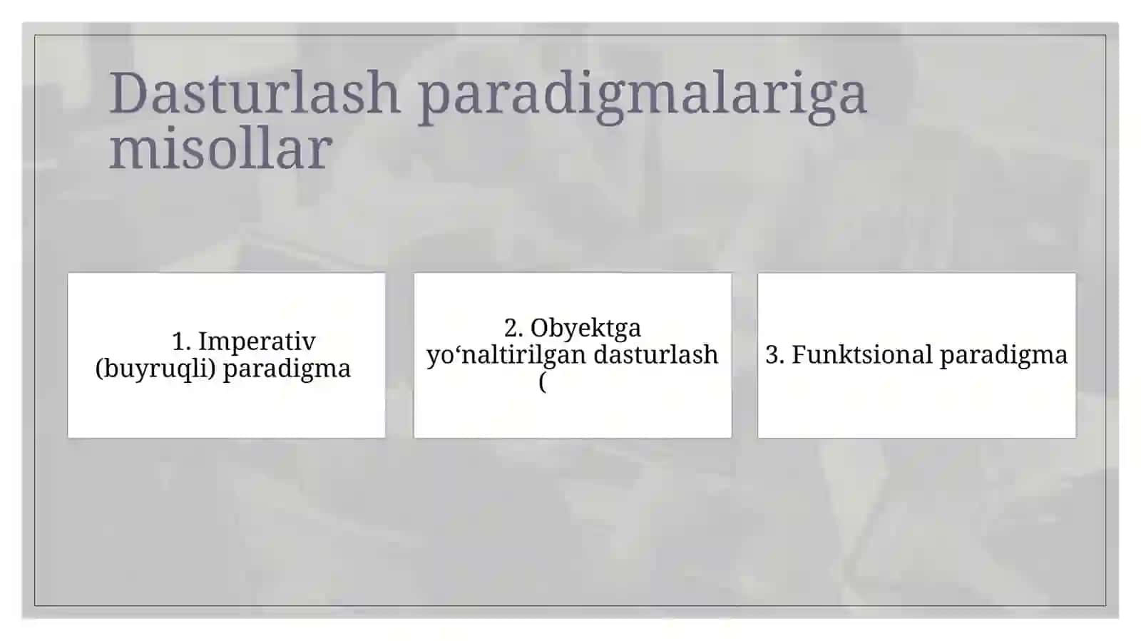 Funksional dasturlash asoslari 4