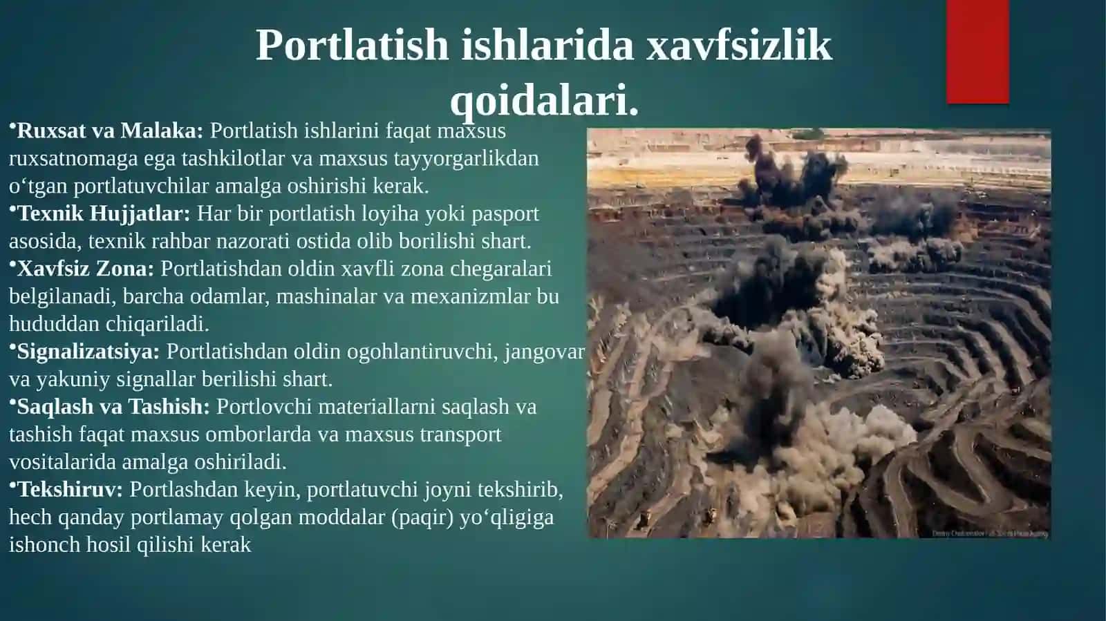 Xavfsiz portlatish qoidalari 4