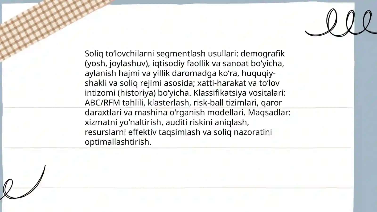 Soliq toʻlovchilar bilan ishlashni takomillashtirish yoʻllari 4