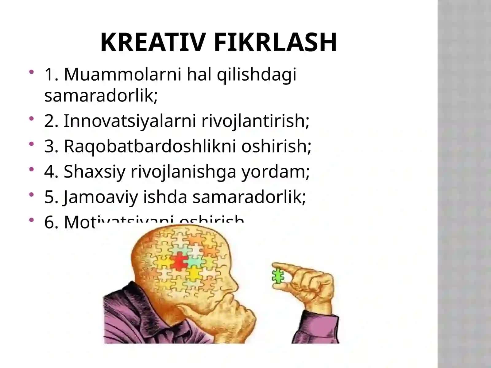 Kreativ fikrlash 4
