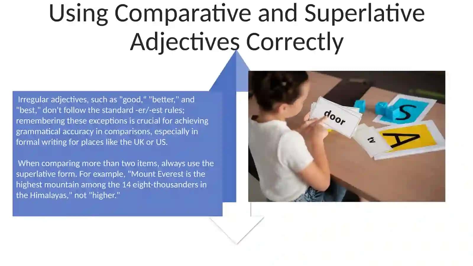 Degrees of adjective 4