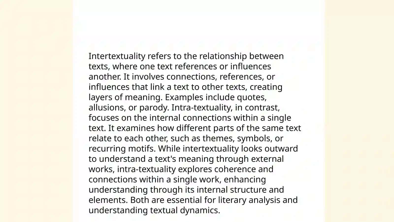 Intertextuality in text linguistics 4
