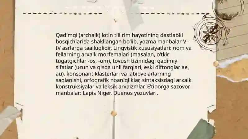 Lotin tili tarixi 4