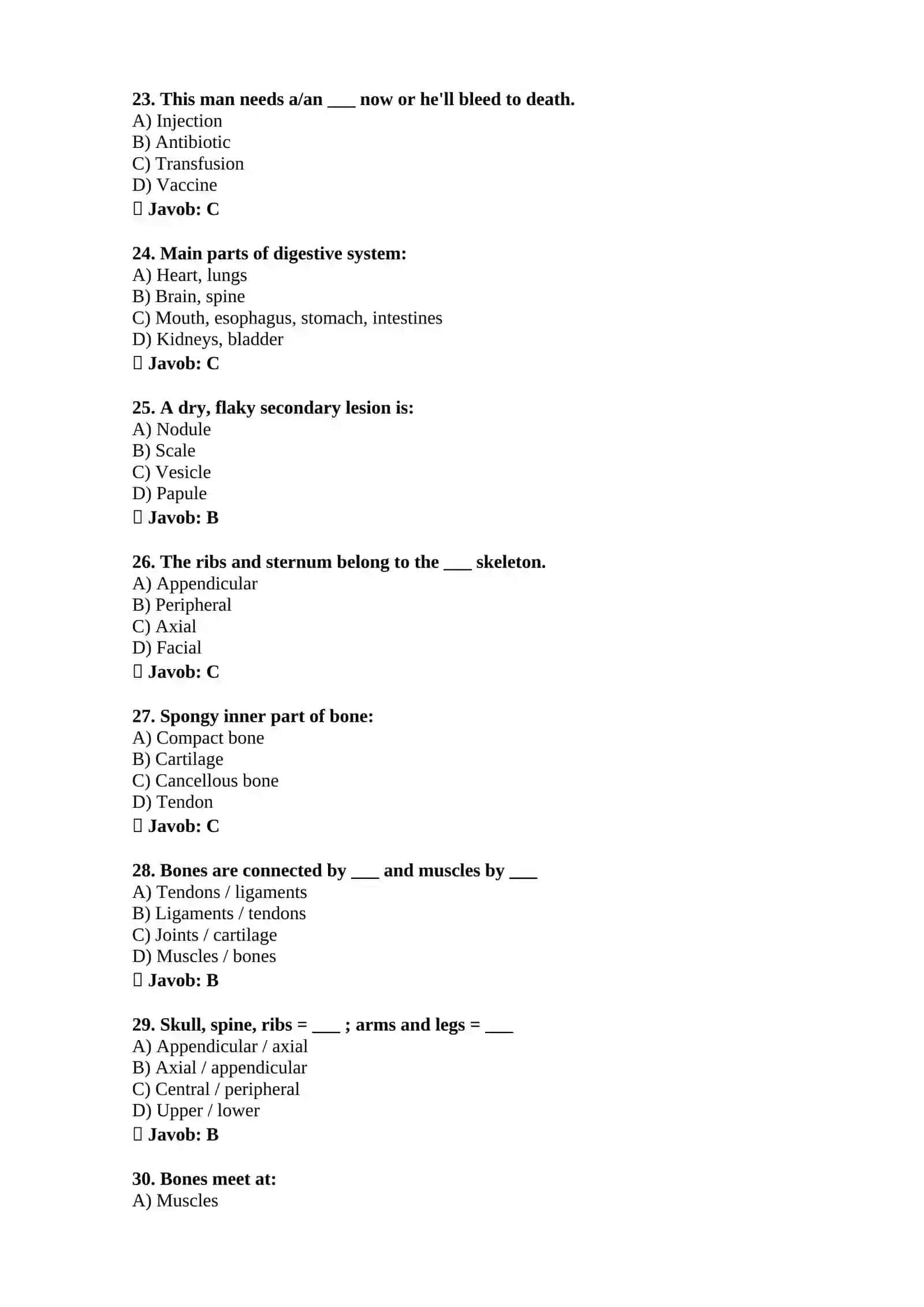 Selecting Definitions 4