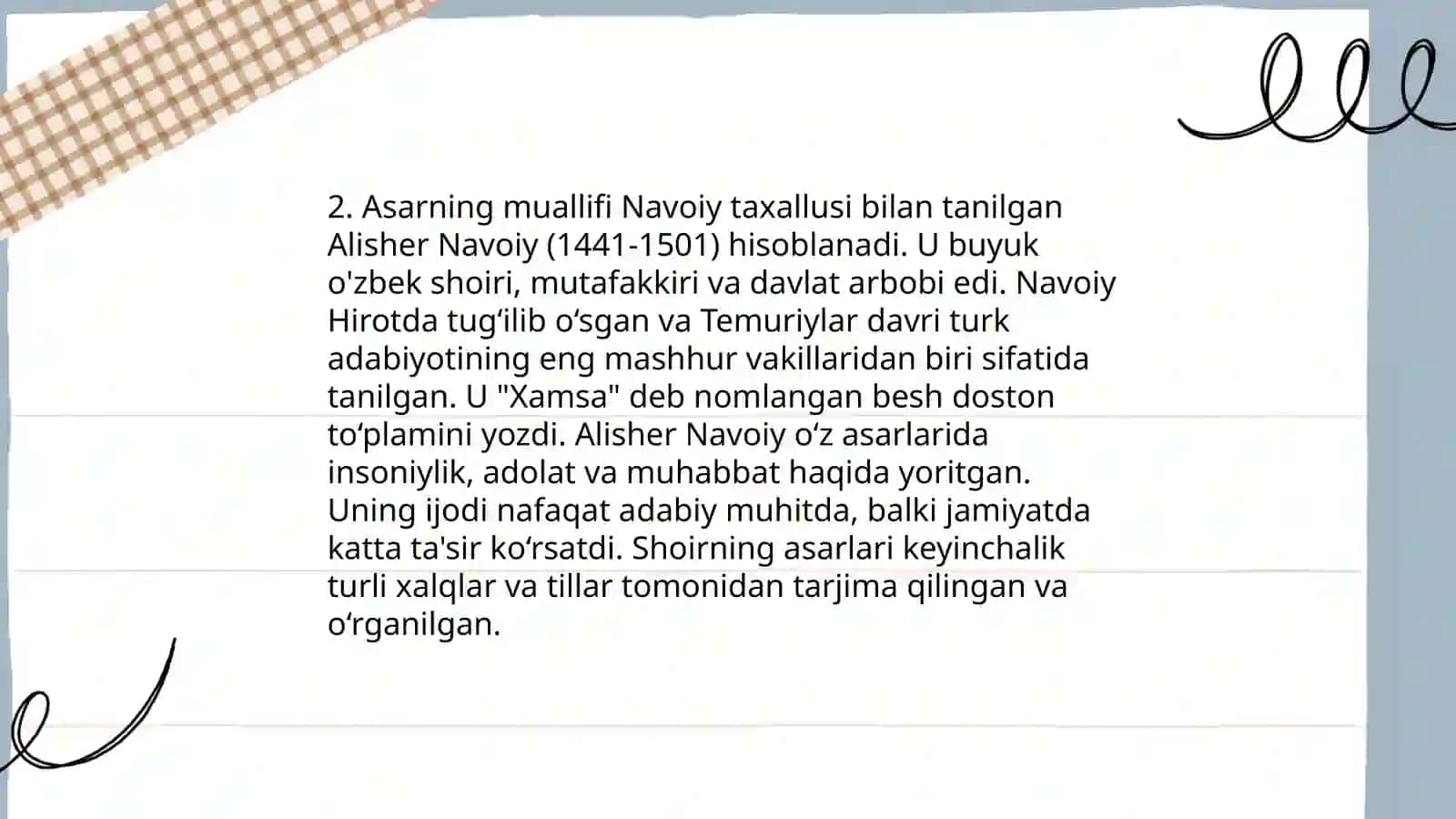 "Bad'ul Amoliy" Asari 4