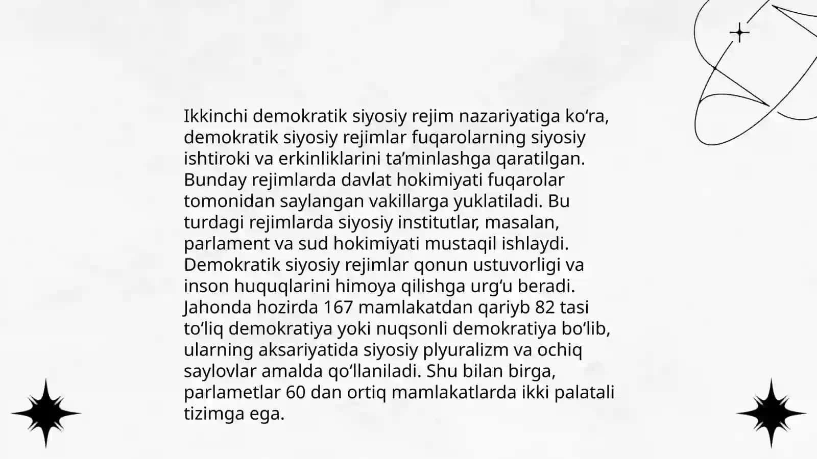 Siyosiy rejimlarning turlari 4