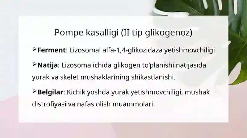 Glikogen kasalliklari 4