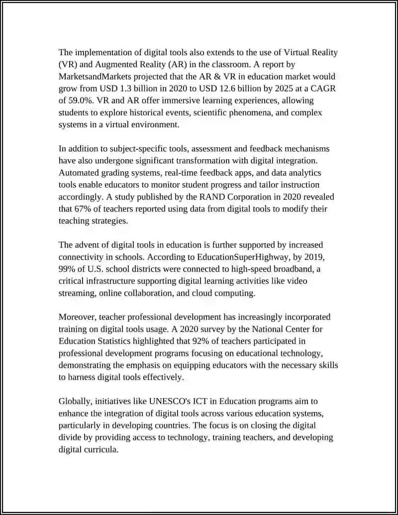 Integration of Digital Tools in Classroom Teaching 4