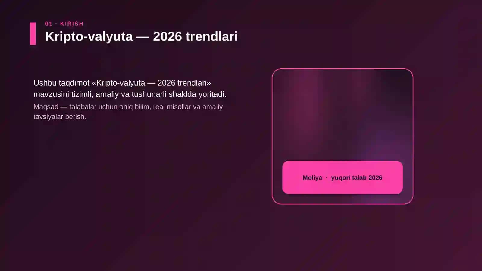 Kripto-valyuta — 2026 trendlari 4